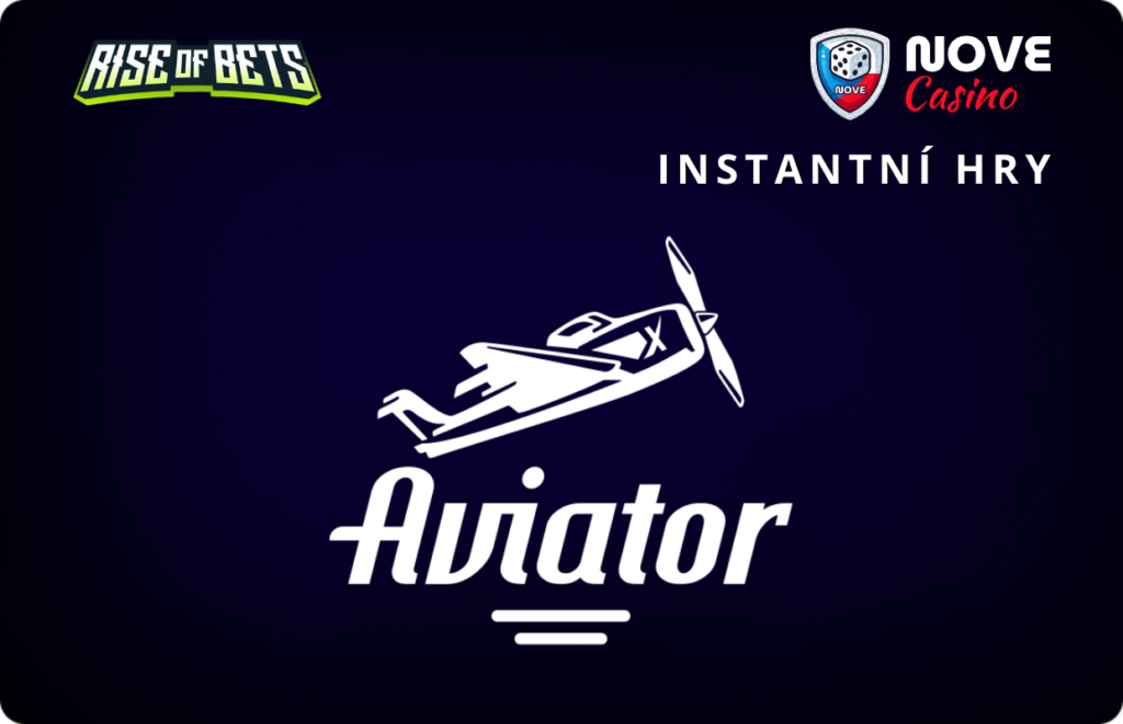 Instantní hra Aviator v kasinu Rise of Bets